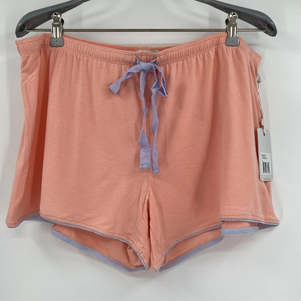 PJ Salvage Dream in Color Modal Pajama Shorts sz L Light Peach RSDCS NWT